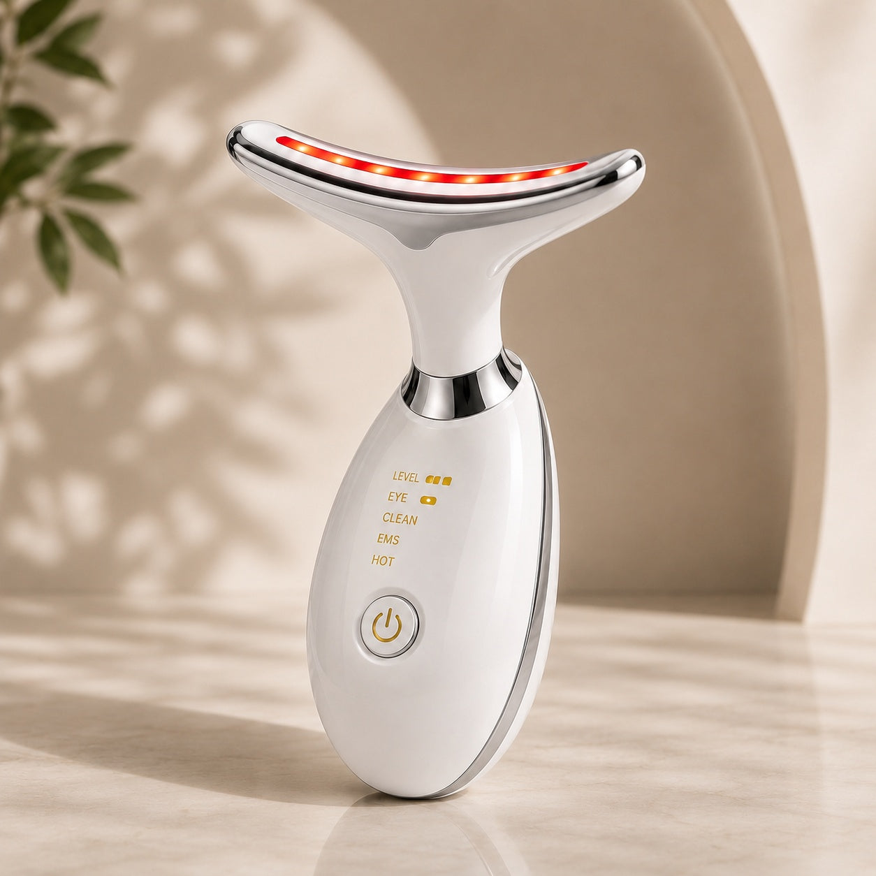 Quelnor – LED Neck & Face Device with Heat & Vibration